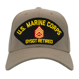 US Marine Corps Gunnery Sergeant Retired Hat - Multiple Colors Available