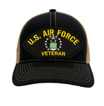 US Air Force Veteran Hat - Multiple Colors Available