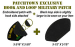 US Army Military Police Embroidered Patch 5 3/16" x 2 5/8"