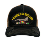 F-16 Fighting Falcon - Desert Storm Veteran Hat - Multiple Colors Available