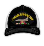 F-16 Fighting Falcon - Desert Storm Veteran Hat - Multiple Colors Available