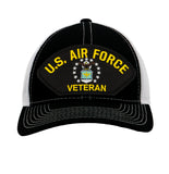 US Air Force Veteran Hat - Multiple Colors Available