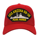 USS Arizona BB-39 - Pearl Harbor Hat - Multiple Colors Available