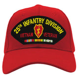 25th Infantry Division -Vietnam Veteran Hat - Multiple Colors Available
