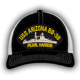USS Arizona BB-39 - Pearl Harbor Hat - Multiple Colors Available